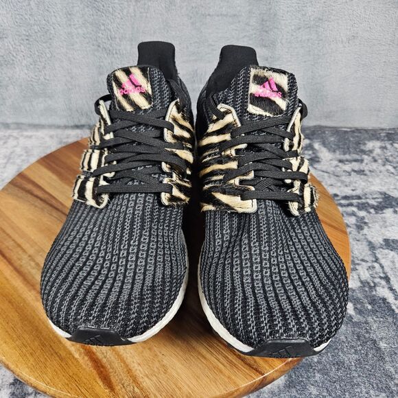 Adidas UltraBoost DNA Animal Pack Zebra Black Men’s Size 10 Running Shoes FZ2730 main image 4